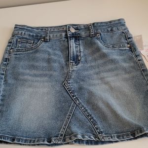 Denim skirt, girls size 10/12